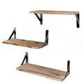 Floating Wooden Wall Shelf – Natural Minimal Display